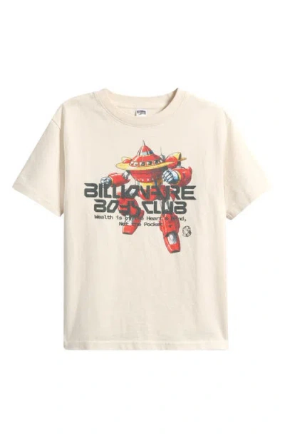 Billionaire Boys Club Kids' Bb Unit 03 Cotton Graphic T-shirt In Neutral
