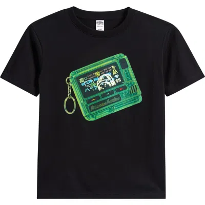 Billionaire Boys Club Kids' Beep Cotton Graphic T-shirt In Black