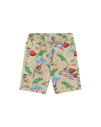 Billionaire Boys Club Kids Birdie Cargo Shorts In Multi