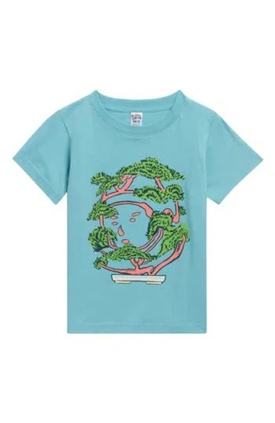 Billionaire Boys Club Kids' Bonsai Cotton Graphic T-shirt In Blue