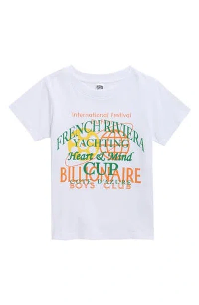 Billionaire Boys Club Kids' Cannes Cotton Graphic T-shirt In Gray