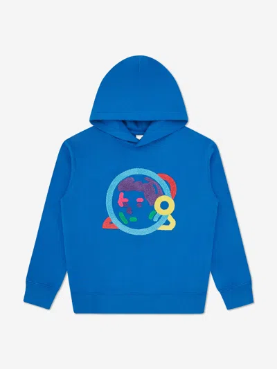 Billionaire Boys Club Kids Chainstitch Astro Popover Hood In Blue