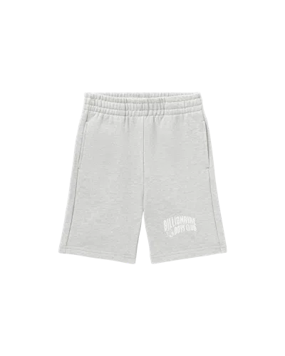 Billionaire Boys Club Kids Classic Curve Logo Sweatshort In Gray