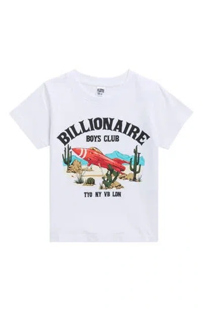 Billionaire Boys Club Kids' Desert Rocket Cotton Graphic T-shirt In White