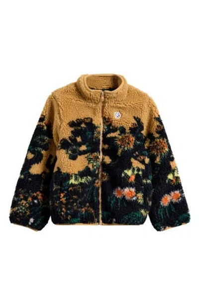 Billionaire Boys Club Kids' Desierto High Pile Fleece Jacket In Black