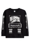 Billionaire Boys Club Kids Droid Long-sleeve Tee In Black