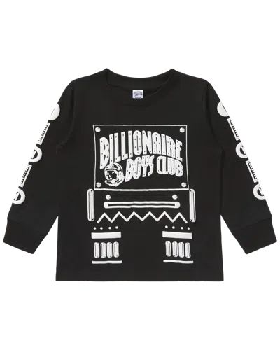Billionaire Boys Club Kids Droid Long-sleeve Tee In Black