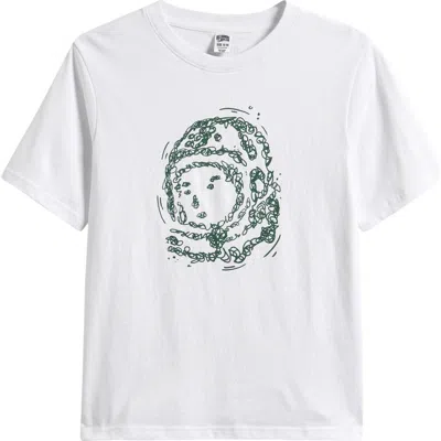 Billionaire Boys Club Kids' Dust Helmet Cotton Graphic T-shirt In White