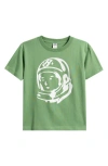 Billionaire Boys Club Kids' Helmet Head Cotton Graphic T-shirt In Green