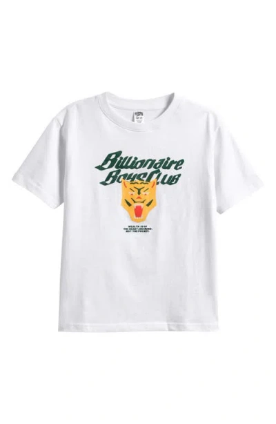 Billionaire Boys Club Kids' Honor Cotton Graphic T-shirt In White