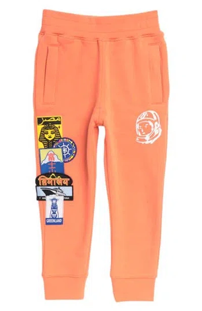 Billionaire Boys Club Kids' International Cotton Blend Joggers In Pink