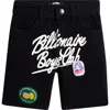 Billionaire Boys Club Kids Pomelo Jean Shorts In Black