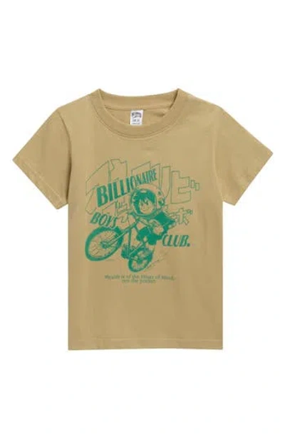 Billionaire Boys Club Kids' Ride Cotton Graphic T-shirt In Brown