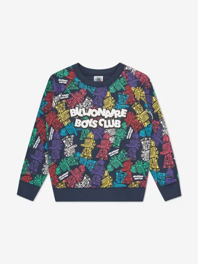 Billionaire Boys Club Kids Robot Sweatshirt In Blue
