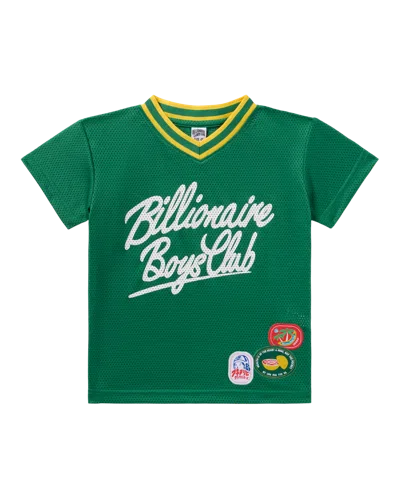 Billionaire Boys Club Kids Script Jersey Tee In Green