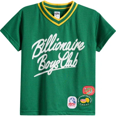 Billionaire Boys Club Kids Script Logo Jersey In Green