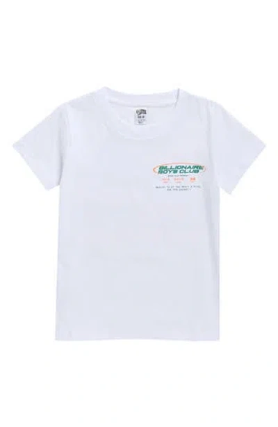Billionaire Boys Club Kids' Space Pilot Cotton Graphic T-shirt In White