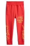 Billionaire Boys Club Kids' Space Rodeo Sweatpants In Poppy Red