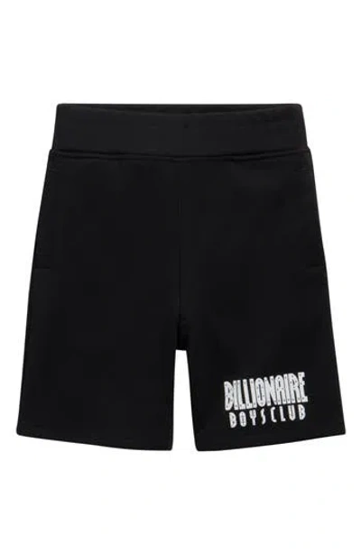 Billionaire Boys Club Kids' Straight Font Logo Sweat Shorts In Black