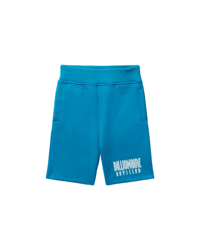 Billionaire Boys Club Kids Straight Font Shorts In Blue