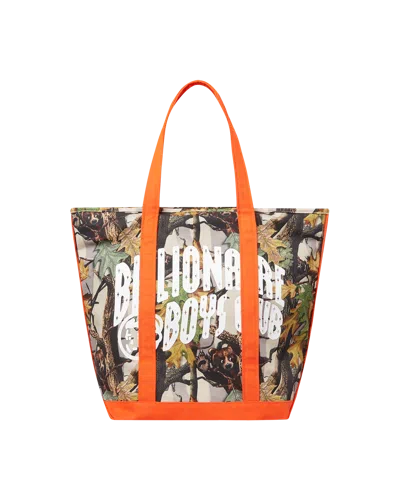 Billionaire Boys Club Kids Tree Camo Arch Logo Tote Bag In Multi
