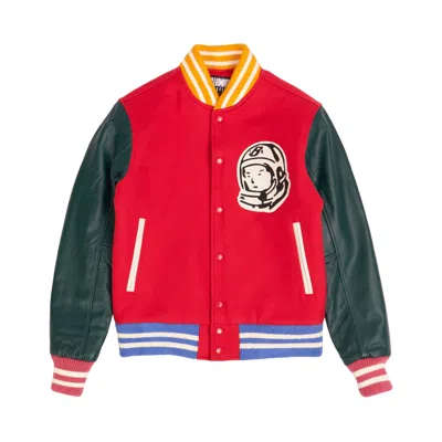 Pre-owned Billionaire Boys Club Letterman Jacket 'lollipop Red' | Men's Size M