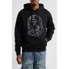 Billionaire Boys Club Line Helmet Cotton Blend Graphic Hoodie