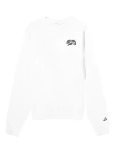 Billionaire Boys Club Logo-embroidered Crew-neck Sweatshirt In White