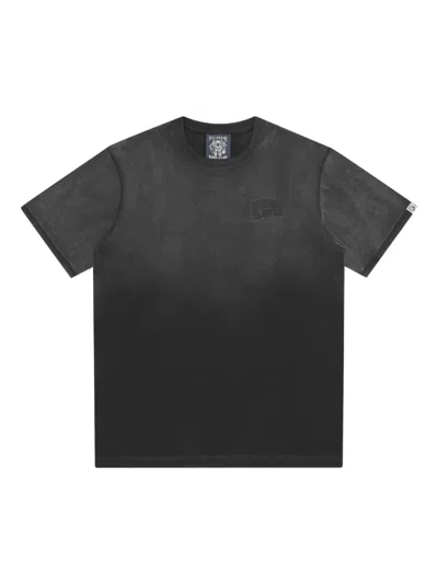 Billionaire Boys Club Logo-embroidered Faded T-shirt In Black