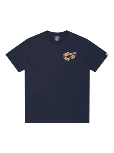Billionaire Boys Club Logo-embroidered T-shirt In Blue