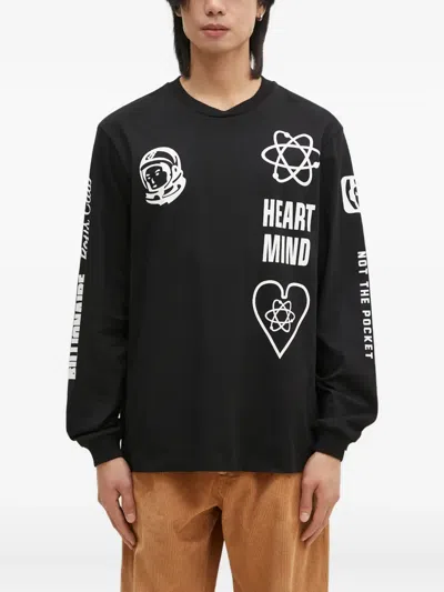 Billionaire Boys Club Logo-print Long-sleeved T-shirt In Black