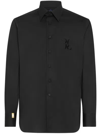 Billionaire Boys Club Long Sleeve Slim Fit Shirt In Black