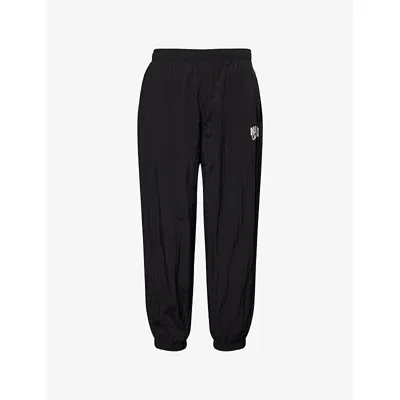 Billionaire Boys Club Mens  Small Arch Logo-print Woven Track Bottoms In Black
