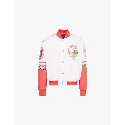 Billionaire Boys Club Graphic-print Bomber Jacket In White