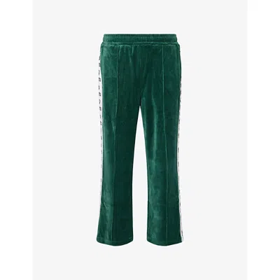 Billionaire Boys Club Mens Dark Green Relaxed-fit Logo-print Cotton-blend Jogging Bottoms