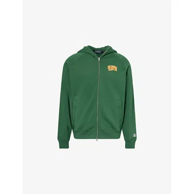 Billionaire Boys Club Mens  Astro Raglan-sleeves Cotton-jersey Hoody In Green