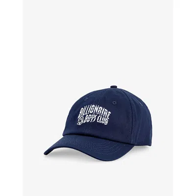 Billionaire Boys Club Mens Navy White Logo Brand-embroidery Cotton Baseball Cap