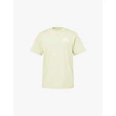 Billionaire Boys Club Mens Pistachio Small Arch Logo-print Cotton T-shirt In Green