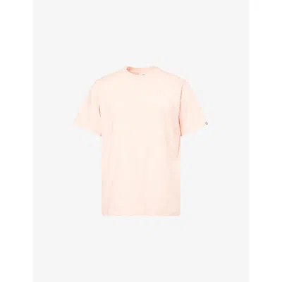 Billionaire Boys Club Mens Powder Pink Small Arch Logo-print Cotton T-shirt