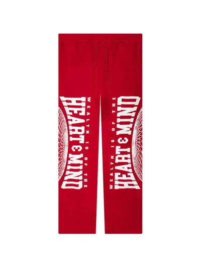 Billionaire Boys Club Mercer Graphic Sweatpants In Red