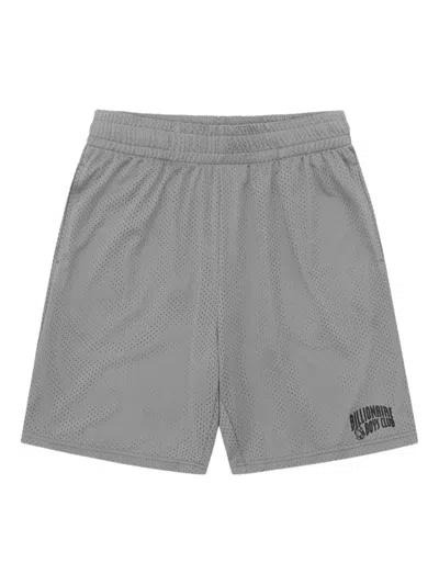 Billionaire Boys Club Mesh Logo-print Shorts In Gray