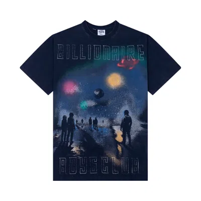 Pre-owned Billionaire Boys Club Mist Oversized Short-sleeve Knit 'navy Blazer' | Blue | Men's Size Xl