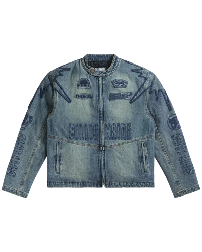 Billionaire Boys Club Kids' Module Moto Jacket In Blue