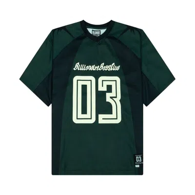 Pre-owned Billionaire Boys Club O Line Short-sleeve Knit 'rain Forest' | Green | Men's Size M