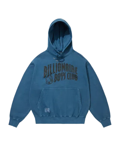 Billionaire Boys Club Kids' Overdyed Hoodie Arch Logo In Blue