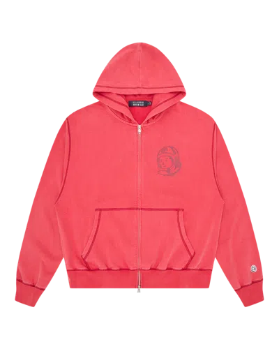 Billionaire Boys Club Kids' Oversized College Zip Through Hood In Red