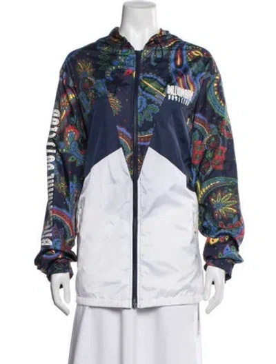 Pre-owned Billionaire Boys Club Paisley Print Jacket In Blue