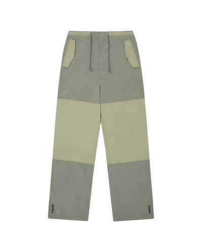 Billionaire Boys Club Kids' Panelled Parachute Pants In Green
