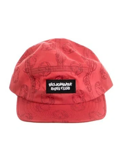 Pre-owned Billionaire Boys Club Printed Baseball Cap W/tags In Red