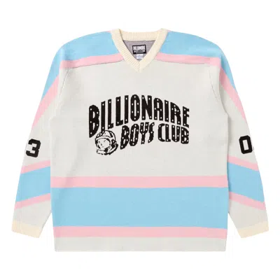 Pre-owned Billionaire Boys Club Puck Jersey Sweater 'winter White' | Men's Size M